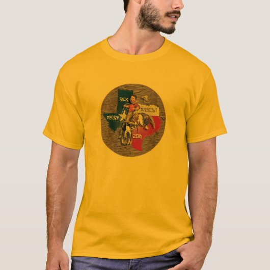 Rick Perry Präsidentwildes Pferd Buckaroo 2016 T-Shirt (Vorderseite)