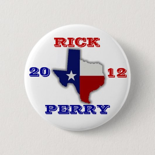 Rick Perry Texas 2012 Button (Vorderseite)