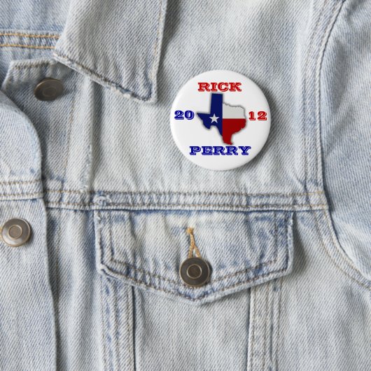 Rick Perry Texas 2012 Button (Beispiel)