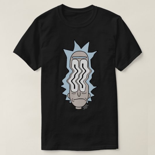 Rick-Rick-Waves-Pullover T-Shirt (Design vorne)