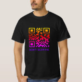 Rick Roll lustiger QR-Scan-Code scannen mich nicht T-Shirt (Vorderseite)