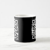 Rick Roll QR Code Aufkleber Kaffeetasse (Mittel)