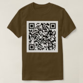 Rick Roll QR Code Hat T-Shirt (Design vorne)