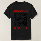 Rick Roll QR Code Heavens Gate Cult T-Shirt (Design vorne)
