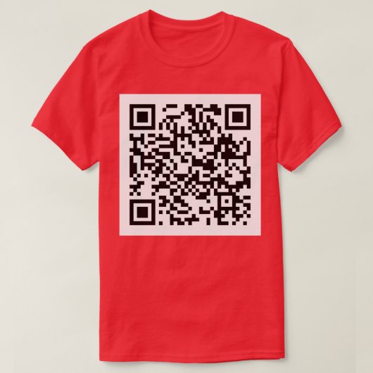Rick Roll QR Code Kinder Langarm T-Shirt (Design vorne)