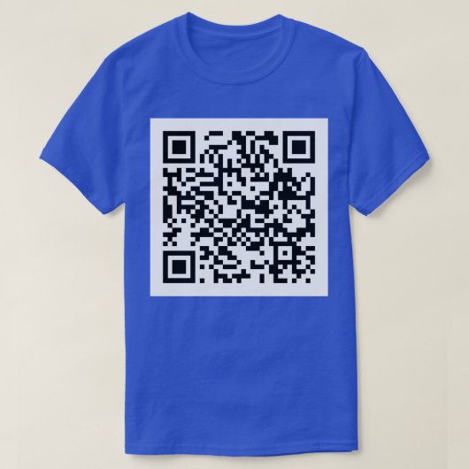 Rick Roll QR Code Kinder Langarm T-Shirt (Design vorne)