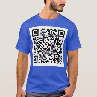 Rick Roll QR Code Kinder Langarm T-Shirt