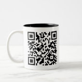 Rick Roll Zweifarbige Tasse (Links)