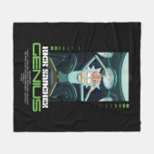 Rick Sanchez Genius Quote Graphic Fleecedecke (Vorderseite (Horizontal))