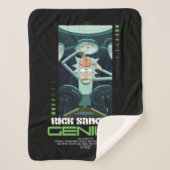 Rick Sanchez Genius Quote Graphic Sherpadecke (Vorderseite)