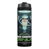Rick Sanchez Genius Quote Graphic Thermosbecher (Vorderseite)