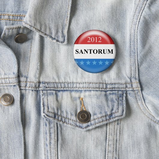 Rick Santorum 2012 Button (Beispiel)