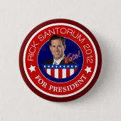 Rick Santorum 2012 Button (Vorderseite)