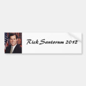 Rick Santorum Autoaufkleber (Vorne)