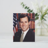 Rick Santorum Postkarte (Stehend Vorderseite)