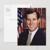 Rick Santorum Postkarte (Vorne/Hinten)