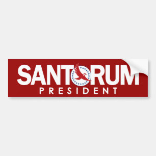 Rick Santorum, Präsident Autoaufkleber