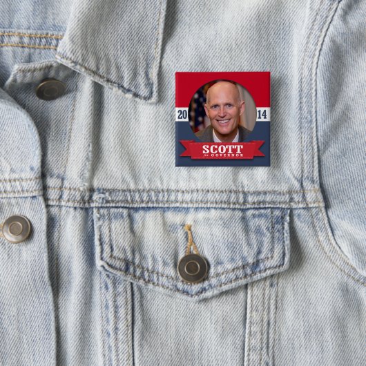RICK SCOTT CAMPAIGN BUTTON (Beispiel)