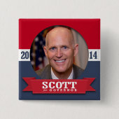 RICK SCOTT CAMPAIGN BUTTON (Vorderseite)