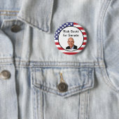 Rick Scott für Senats-Knopf Button (Beispiel)