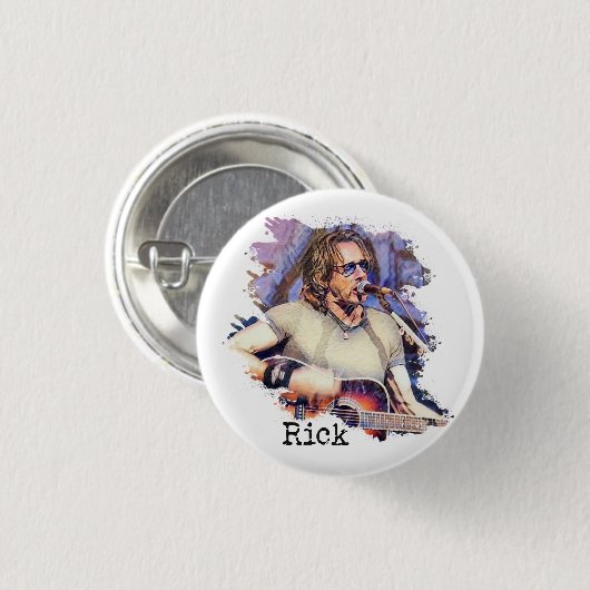 Rick Springfield in Concert Button (Vorne & Hinten)