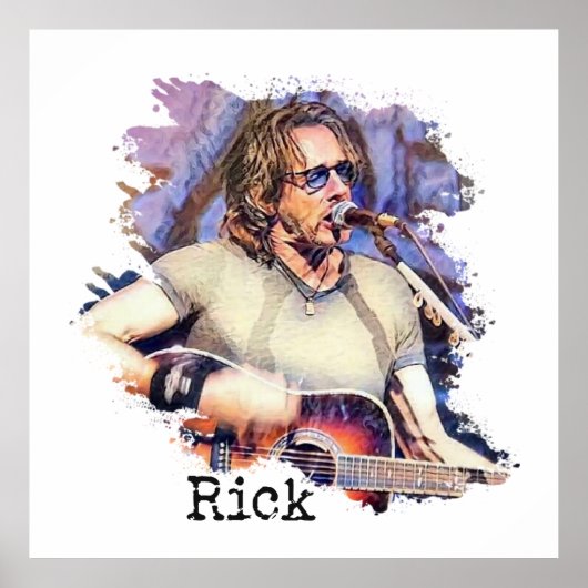 Rick Springfield in Concert Poster (Vorne)