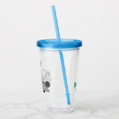 RICK UND MEHR™| Abfliegen auf Raumschiffen Acryltrinkbecher (Links)