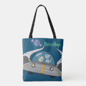 RICK UND MEHR™| Abfliegen auf Raumschiffen Tasche (Rückseite)