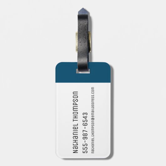 RICK UND MEHR™| Absturz vom infizierten Portal Gepäckanhänger (Rückseite vertikal)