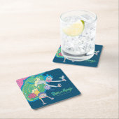 RICK UND MEHR™| Absturz vom infizierten Portal Rechteckiger Pappuntersetzer (Vor Ort)