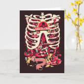 RICK UND MEHR™| Anatomie Park Rib Käfig Karte (Gelbe Blume)