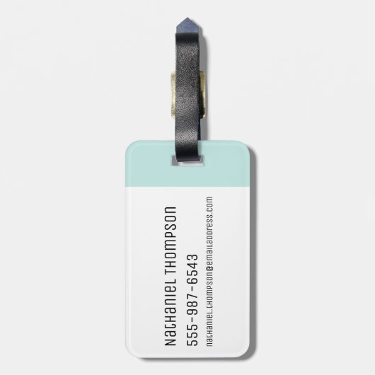 RICK UND MEHR™| Anatomiepark - Knochenzug Gepäckanhänger (Rückseite vertikal)