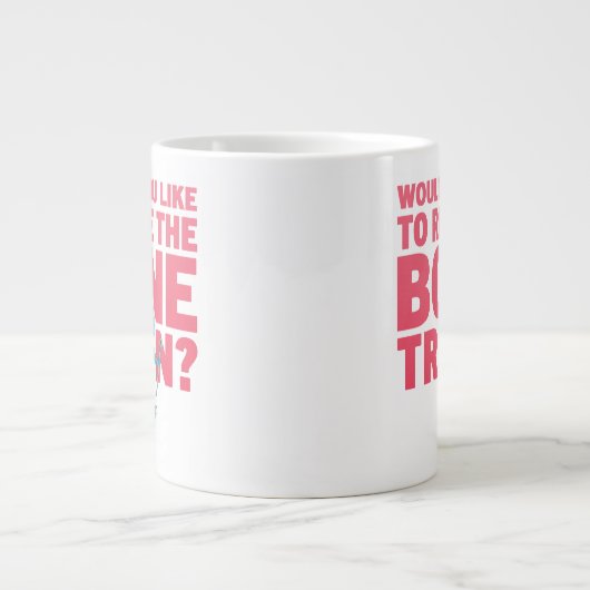 RICK UND MEHR™| Anatomiepark - Knochenzug Jumbo-Tasse (Vorderseite)