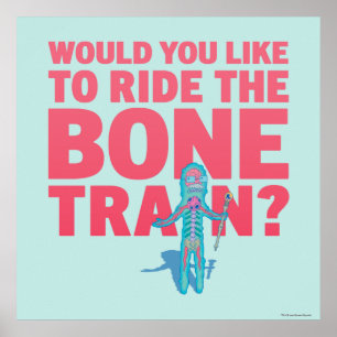 RICK UND MEHR™  Anatomiepark - Knochenzug Poster