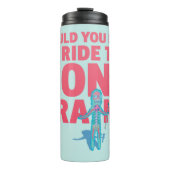 RICK UND MEHR™| Anatomiepark - Knochenzug Thermosbecher (Vorderseite)