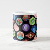 RICK UND MEHR™| Außenraummuster Jumbo-Tasse (Vorderseite)