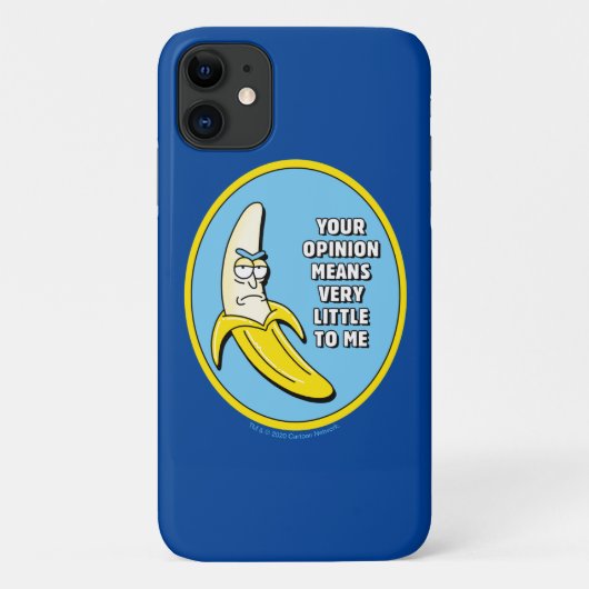 RICK UND MEHR™| Banana Rick Abzeichen Case-Mate iPhone Hülle (Rückseite)
