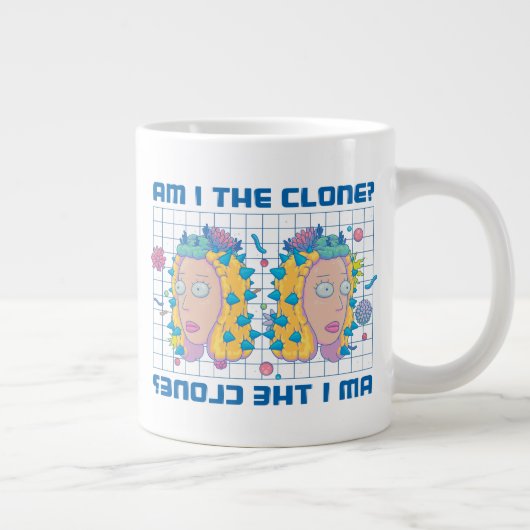 RICK UND MEHR™| Bin ich der Klon? Jumbo-Tasse (Rechts)