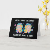 RICK UND MEHR™| Bin ich der Klon? Karte (Gelbe Blume)