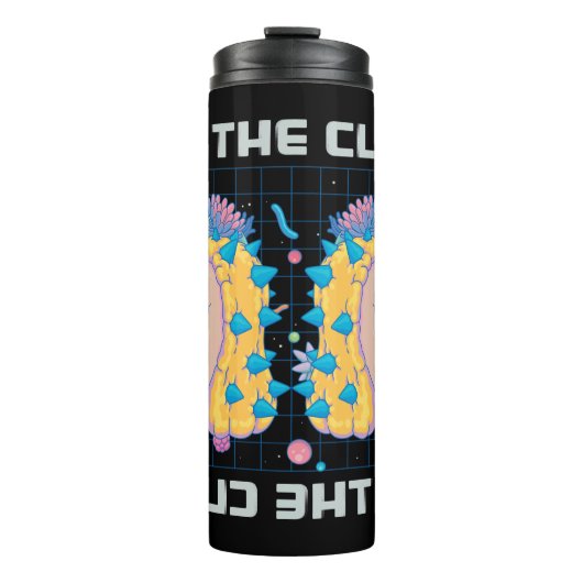 RICK UND MEHR™| Bin ich der Klon? Thermosbecher (Vorderseite)