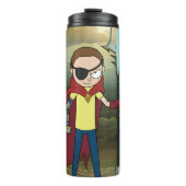 RICK UND MEHR™| böser Morsch Thermosbecher (Vorderseite)