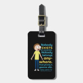 RICK UND MEHR™| Es gibt niemanden zum Zweck Gepäckanhänger (Vorderseite vertikal)