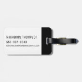 RICK UND MEHR™| Es gibt niemanden zum Zweck Gepäckanhänger (Rückseite horizontal)