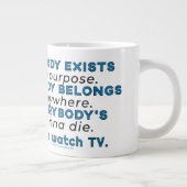 RICK UND MEHR™| Es gibt niemanden zum Zweck Jumbo-Tasse (Rechts)