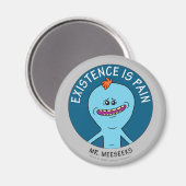 RICK UND MEHR™| Existenz ist schmerzhaft Magnet (Vorderseite/Rückseite)