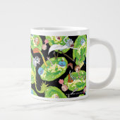 RICK UND MEHR™| Fallende durch Portale Muster Jumbo-Tasse (Rechts)