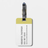 RICK UND MEHR™| Familienmuster infizierter Smith Gepäckanhänger (Rückseite vertikal)