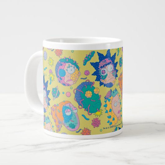 RICK UND MEHR™| Familienmuster infizierter Smith Jumbo-Tasse (Vorderseite Links)