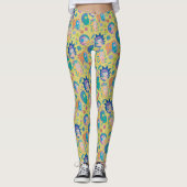 RICK UND MEHR™| Familienmuster infizierter Smith Leggings (Vorderseite)