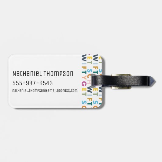 RICK UND MEHR™| Get Schwifty Gepäckanhänger (Rückseite horizontal)